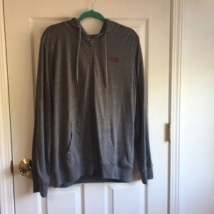 North Face Lightweight zip-up hoodie Americana